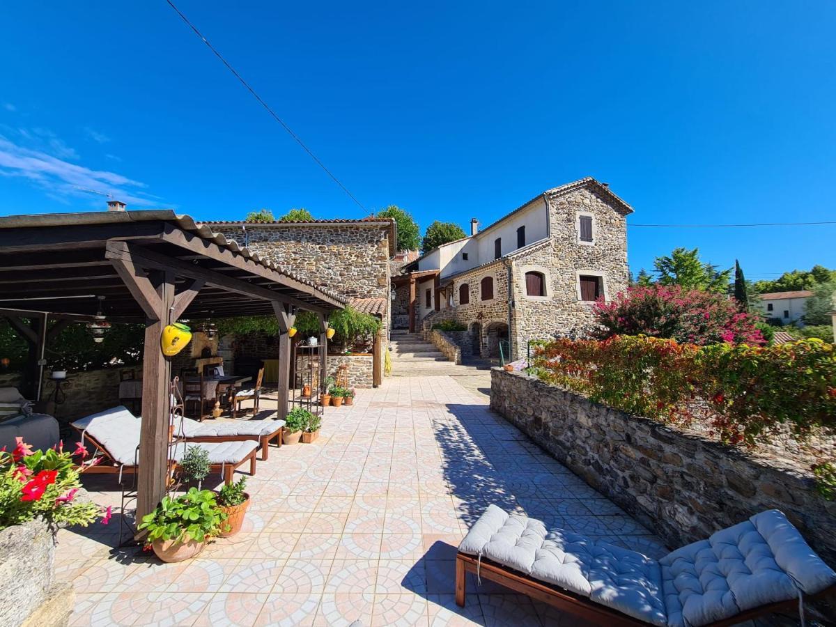 Mes Maisons Gardoises, Two Gites Sleeping 13 With Two Private Pools, Kids Room, Laundry, Disco, Free Wifi, Linen And Dog'S Are Welcome Gagnières Екстериор снимка