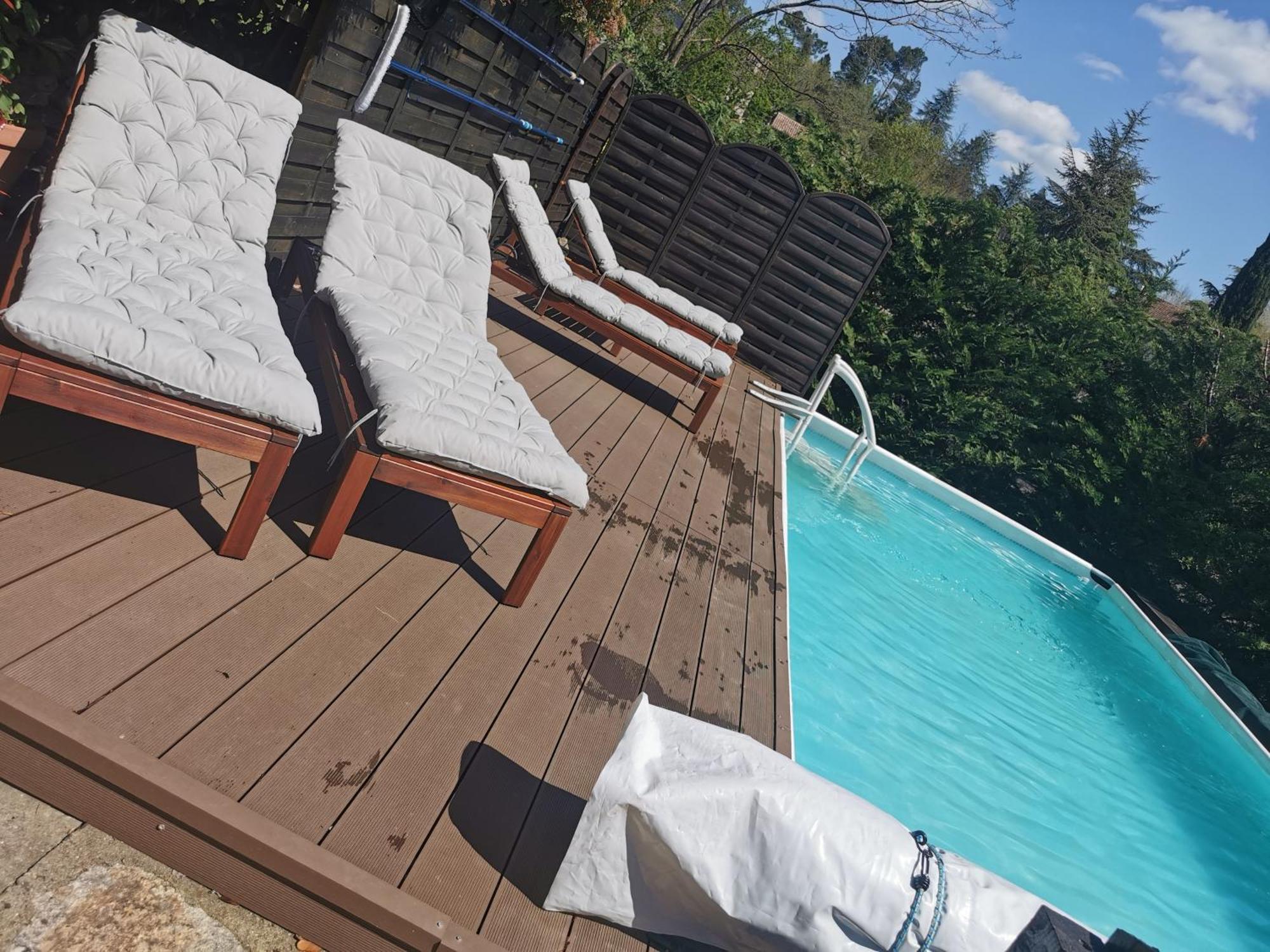 Mes Maisons Gardoises, Two Gites Sleeping 13 With Two Private Pools, Kids Room, Laundry, Disco, Free Wifi, Linen And Dog'S Are Welcome Gagnières Екстериор снимка